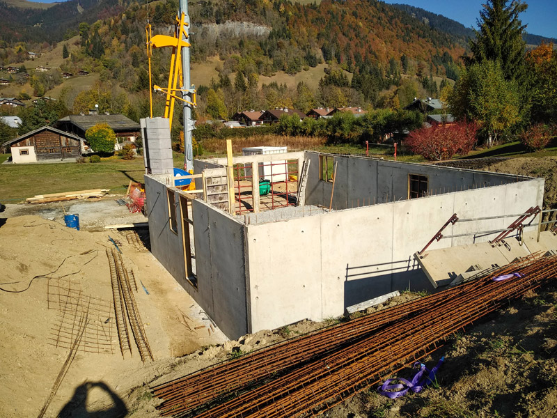 Maçonnerie à Combloux en Haute-Savoie