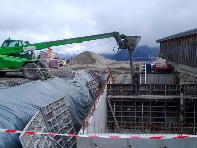 Maçonnerie à Combloux en Haute-Savoie