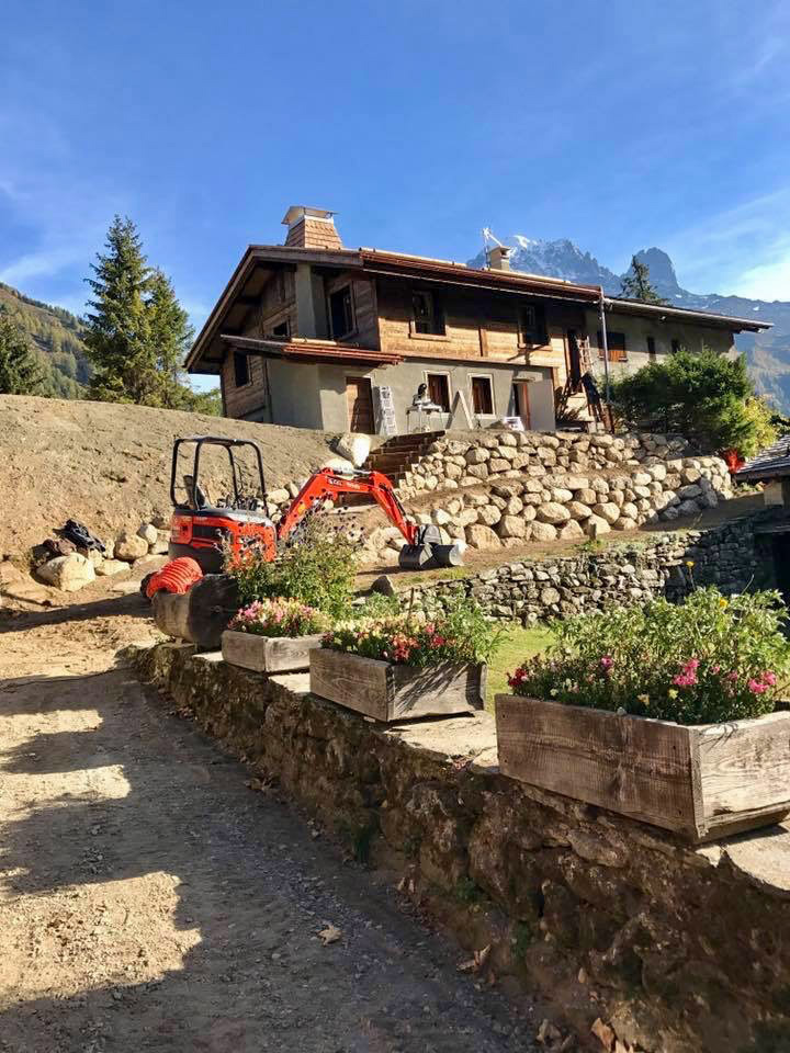 Terrassement aménagement à Combloux